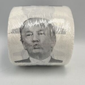 Donald Trump Toilet Paper Novelty Funny Soft Printed  Gift Toilet Tissue‎ Roll